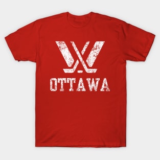 Distressed Ottawa PWHL T-Shirt